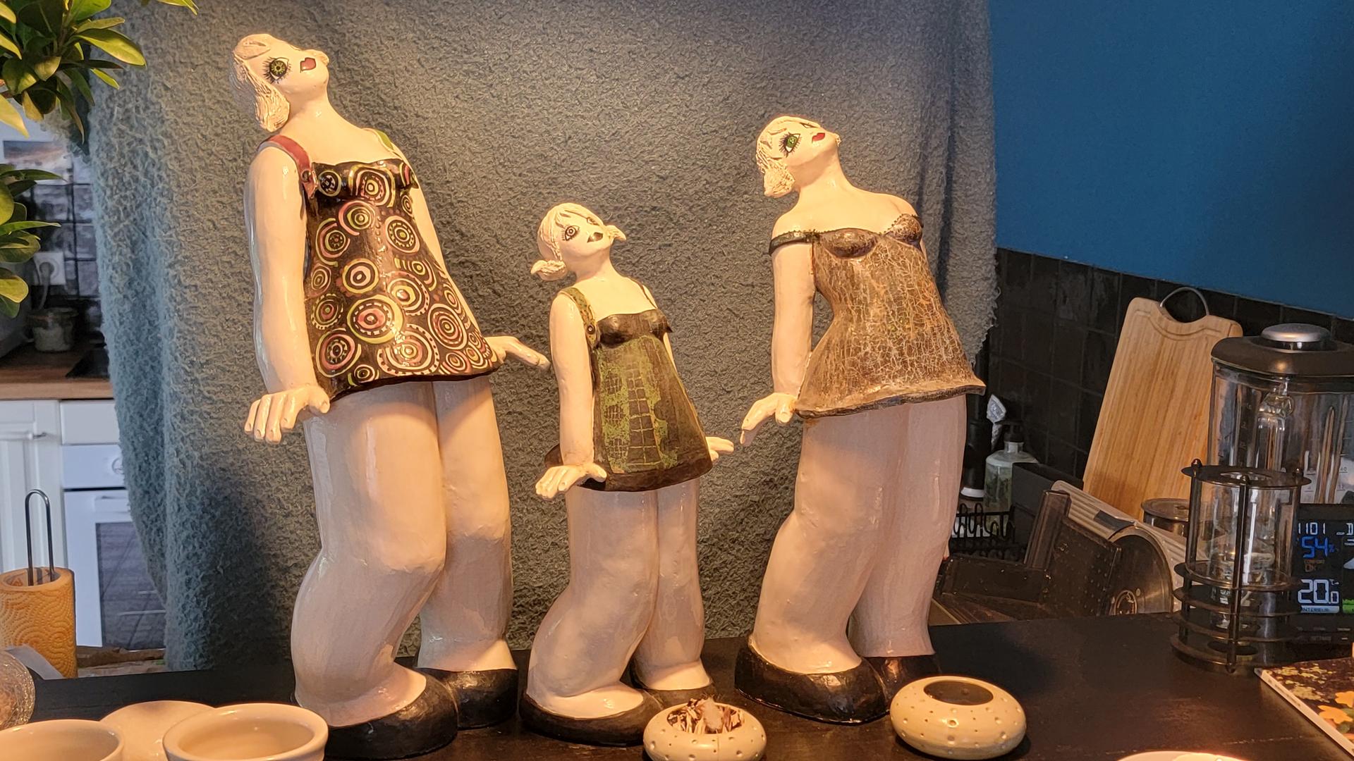 Three ceramic sculptures — Sylvie Vigier-Lafosse